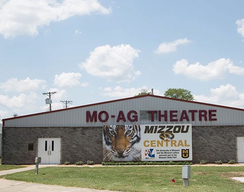 Exterior view of the MO-Ag Theatre