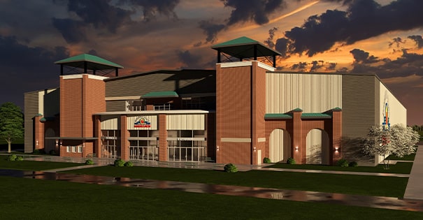 A rendering of the new Governor Michael L. Parson Arena